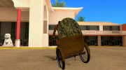 Manual Rickshaw v2 Skin2 para GTA San Andreas miniatura 3