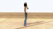 Новый скин девушки para GTA San Andreas miniatura 4