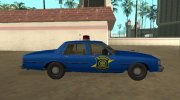Chevrolet Caprice 1987 Michigan State Police for GTA San Andreas miniature 6