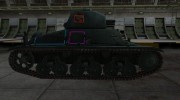 Контурные зоны пробития Hotchkiss H35 for World Of Tanks miniature 5