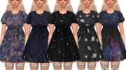 Cute Skater Dress - Mesh Needed for Sims 4 miniature 3