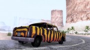 Zebra Cab из Vice City для GTA San Andreas миниатюра 4