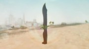 Bowie Knife для GTA San Andreas миниатюра 2