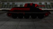 Черно-красные зоны пробития T-34 for World Of Tanks miniature 5