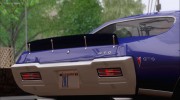Pontiac GTO 1968 для GTA San Andreas миниатюра 16
