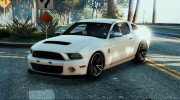 Unmarked Mustang GT500 for GTA 5 miniature 1