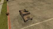 Hummer с пулемётом for GTA San Andreas miniature 6
