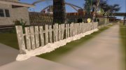 Winter Fenсe Wood2 для GTA San Andreas миниатюра 1