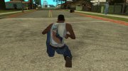 Белая майка. Я сплю на столе para GTA San Andreas miniatura 4