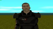 Шепард (мужчина) из Mass Effect для GTA San Andreas миниатюра 1