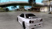 Nissan Skyline R34 Z-Tune V3 для GTA San Andreas миниатюра 3