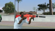 M4 black and red para GTA San Andreas miniatura 1