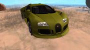 Bugatti Veyron 3B 16.4 for GTA San Andreas miniature 2