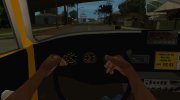 Checker Marathon Yellow Cab для GTA San Andreas миниатюра 13