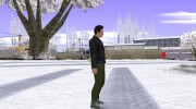 Skin GTA Online в кожанке для GTA San Andreas миниатюра 3