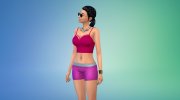 CC.Elizabeth top for Sims 4 miniature 2