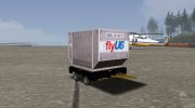 GTA V Airport Trailer (Small cargo trailer) (VehFuncs) for GTA San Andreas miniature 1
