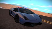 Lamborghini Gallardo LP 570-4 2011 Police v2 for GTA San Andreas miniature 2