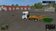 MAN skip truck with container (v1.0 Pummelboer) для Farming Simulator 2017 миниатюра 4