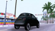 Fiat 500C para GTA San Andreas miniatura 3