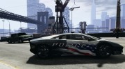Lamborghini Reventon Police Stinger Version для GTA 4 миниатюра 5