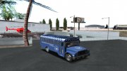 GTA 5 Vapid Police Prison Bus для GTA San Andreas миниатюра 1