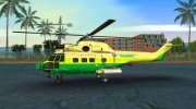 Los Angeles Sheriff Dept Super Puma para GTA Vice City miniatura 2