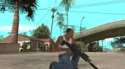 SCAR-L black для GTA San Andreas миниатюра 3