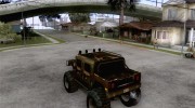 Hummer H1 Humster для GTA San Andreas миниатюра 3