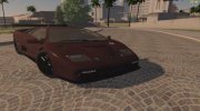 1999 Lamborghini Diablo GT-R для GTA San Andreas миниатюра 1