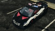 Lamborghini Sesto Elemento 2011 Police v1.0 [ELS] для GTA 4 миниатюра 8