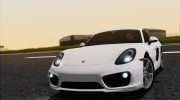 Porsche Cayman S 2014 for GTA San Andreas miniature 7