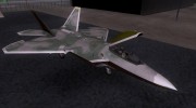 F 22 Raptor Ryuuhou Itasha para GTA San Andreas miniatura 2