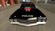 1970 Chevrolet Chevelle SS Police LVPD для GTA San Andreas миниатюра 5
