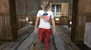 Skin HD GTA V Online парень в маске волка para GTA San Andreas miniatura 1