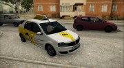 Renault Logan Яндекс Такси para GTA San Andreas miniatura 1