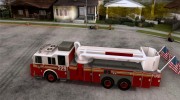FDNY Seagrave Marauder II Tower Ladder for GTA San Andreas miniature 2