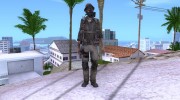 Капитан Прайс (в противогазе) para GTA San Andreas miniatura 5