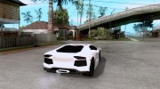 Lamborghini Aventador LP700 для GTA San Andreas миниатюра 4