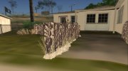 Winter Fence Wood1 для GTA San Andreas миниатюра 5