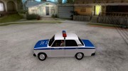 ВАЗ 2107 Полиция для GTA San Andreas миниатюра 2