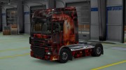 Скин Inferno для Daf XF para Euro Truck Simulator 2 miniatura 1