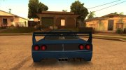 Turismo F40-GT для GTA San Andreas миниатюра 4
