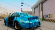 Porsche 911 Blue Star для GTA San Andreas миниатюра 2