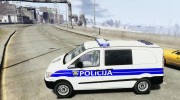 Mercedes Benz Viano Croatian police for GTA 4 miniature 2