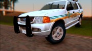 2002 Ford Explorer Bone County Sheriffs Office para GTA San Andreas miniatura 1