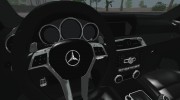 Mercedes-Benz C63 AMG 2012 Black Series для GTA San Andreas миниатюра 5