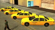 Declasse Premier Classic Taxi для GTA San Andreas миниатюра 4