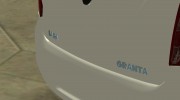 Лада Гранта для GTA San Andreas миниатюра 7