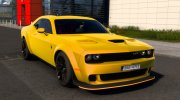 Dodge Challenger SRT Hellcat Widebody 2018 for Euro Truck Simulator 2 miniature 2